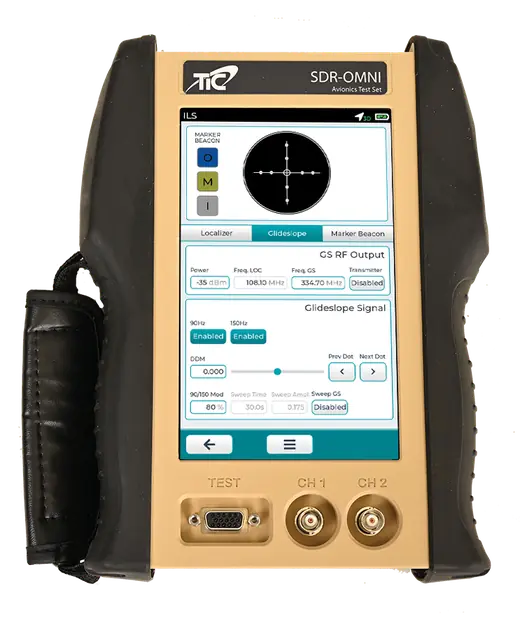 Tel-Instrument SDR-OMNI handheld avionics test set