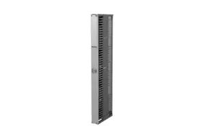 CommScope 760260354 | CableGuide 360 Vertical Cable Management Kit, 6 in X 84 in (152 mm X 2134 mm) Double Sided, With Doors, Silver