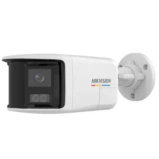 Hikvision DS-2CD1T67G2HP-LIUF/S(L)(RB) 6 MP Dual Lens Stitched Wide Angle ColorVu with Smart Hybrid Light Fixed Bullet Network Camera