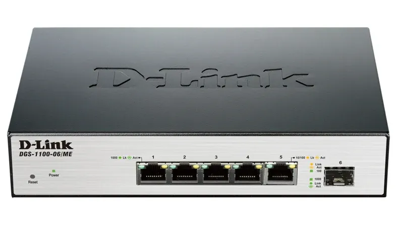 D-Link 5-port 1000Base-T Easy Smart gigabit Switch with 1.. DGS-1100-06 product image