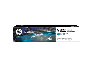 HP 982X High Yield Cyan Original PageWide Cartridge (T0B27A) — HP product image