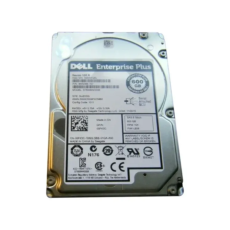 Dell 0FK3C 600GB SAS Hard Drive
