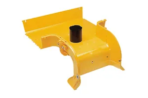 CommScope FGS-ISLAND3-F | FiberGuide Island T with Recessed Dividing Spool, 4x12in, Yellow