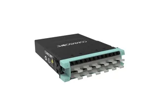 CommScope 760236118 | G2 ULL Multimode OM4 MPO-12 Distribution Module, 2x12F MPO unpinned to 24F LC Aqua, Method B Enhanced, iPatch Ready