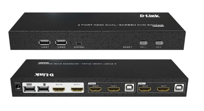 D-Link 2 in 2 out HDMI KVM switch KVM-220HD product image