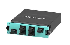 CommScope 760245328 | G2 MPOptimate Multimode OM4 Conversion Module, (2) MPO-24 pinned ports rear, (6) MPO-8 pinned front, Method A Pair Straight