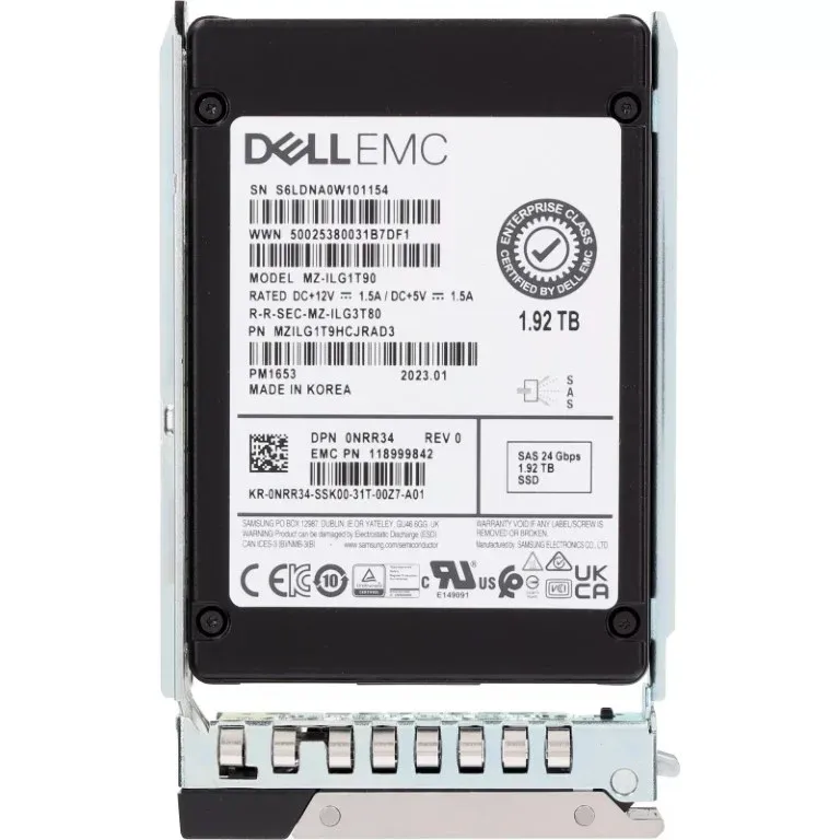 Dell NRR34 1.92TB SAS SSD