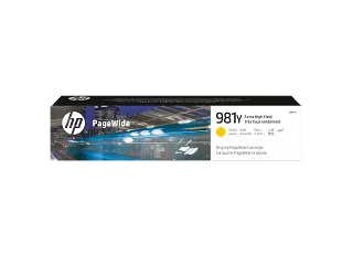 HP 981Y Extra High Yield Yellow Original PageWide Cartridge (L0R15A) — HP product image