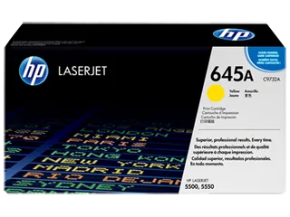 HP 645A Yellow Original LaserJet Toner Cartridge (C9732A) — HP product image