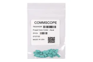 CommScope 760254226 | Propel Color Collar - Aqua, 25 pack