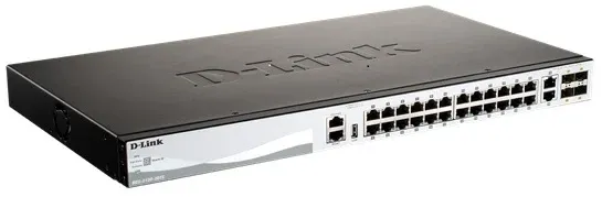 D-Link 24 10/100/1000BASE-T PoE ports + 2 10G BASE-T + 4 .. DGS-3130-30PS product image