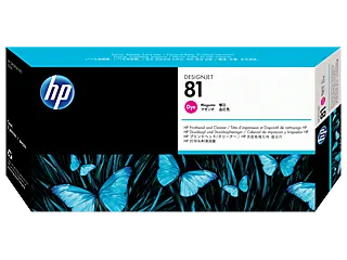 HP 81 Magenta DesignJet Dye Printhead and Printhead Cleaner (C4952A) — HP product image