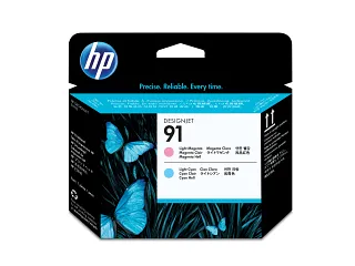 HP 91 Light Magenta and Light Cyan DesignJet Printhead (C9462A) — HP product image
