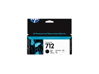 HP 712 38-ml Black DesignJet Ink Cartridge (3ED70A) — HP product image