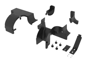 CommScope FGSB-MEXP-E-A/B/F | FiberGuide 4-Inch Express Exit, 4x4, 4x6, 4x12, 4x24in, Black
