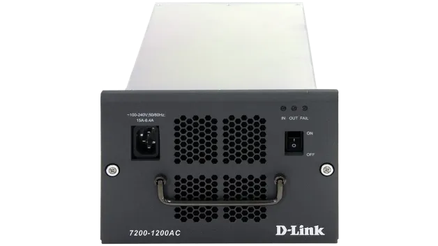 D-Link 1200W AC RPS for the DES 7200 chassis series 7200-1200AC product image