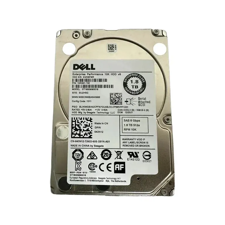 Dell 43N12 1.8TB SAS Hard Drive