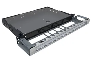 CommScope 760193763 | G2 1U Fixed Modular Cassette 4-slot Fiber Panel, unloaded