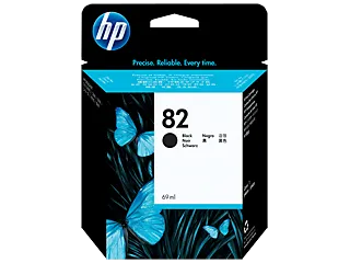 HP 82 69-ml Black DesignJet Ink Cartridge (CH565A) — HP product image