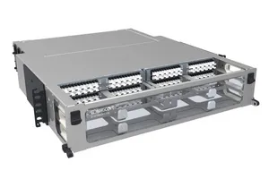 CommScope 760236371 | UD iPATCH 2U 288F-LC Distribution MPO24 ULL Module, LazrSPEED, Sliding Panel