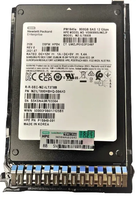 HPE P15849-001 800GB SAS SSD