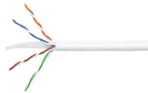 CommScope 884032334/32 | CS34Z3 Category 6 U/UTP Cable, low smoke zero halogen, white jacket, 4 pair count, 3281 ft (1km) length reel