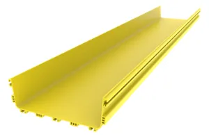 CommScope FGS-MSHS-F | FiberGuide Horizontal Straight Section, 4x12in, Yellow