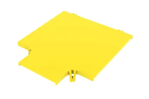 CommScope FGS-SHRT-F/B | FiberGuide Snap-on Cover for Horizontal T with Single 4x6in Exit, 4x12in, Yellow
