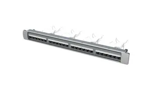 CommScope 760259242 | SYSTIMAX 360 Intelligent Shielded Modular Panel, Cat 6A, 1U, 24 port, Silver