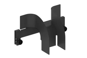 CommScope FGS-DLDB-90-4 | FiberGuide 90° Drop Down 4in Ladder Rack Bracket, Black