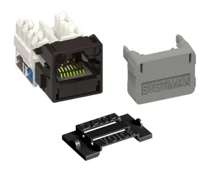CommScope 760165670 | GigaSPEED XL M-Series Modular Jack, RJ45, Cat6 Unshielded, Brown