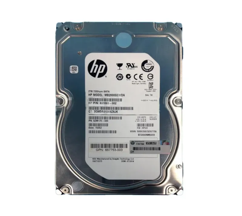 HPE MB2000GCWDA 2TB SATA Hard Drive