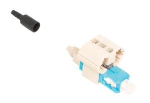 CommScope 760117945 | Qwik II Field Installable SC Connector, OM3/4/5, Aqua, for 250/900um, single pack