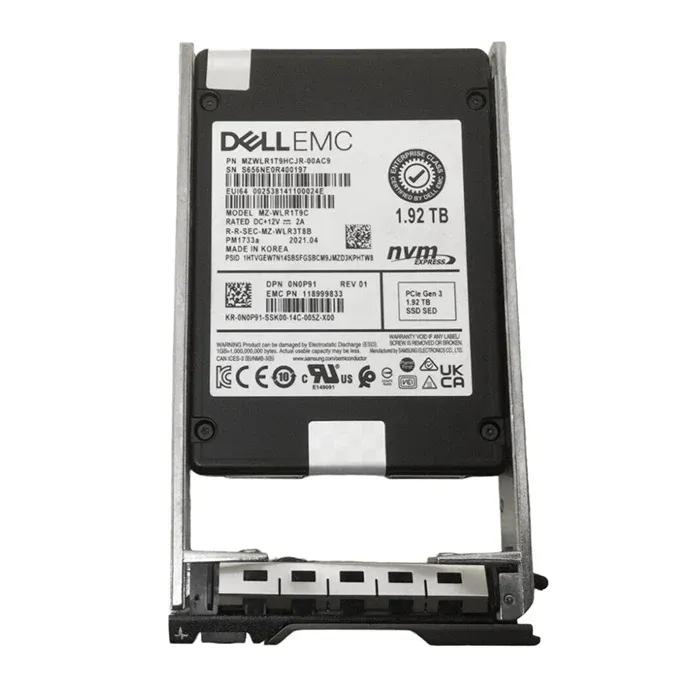Dell N0P91 1.92TB NVMe SSD