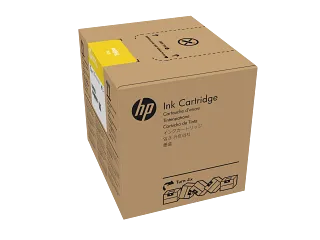 HP 871C 3-liter Yellow Latex Ink Cartridge (G0Y81C) — HP product image