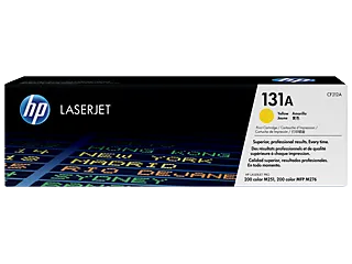 HP 131A Yellow Original LaserJet Toner Cartridge (CF212A) — HP product image