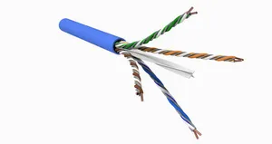 CommScope 760259248 | GigaREACH XL "Extended Distance" 1073A Category 6 U/UTP Cable, CMR Riser, blue jacket, 4 pair count, 3000 ft (915 m) length, reel