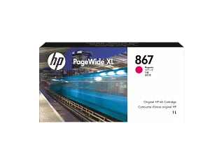HP 867 1-liter Magenta PageWide XL Ink Cartridge (3ED91A) — HP product image