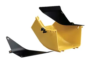 CommScope FGS-MU4E-B | FiberGuide 45° Up Elbow, 4x6in, Yellow