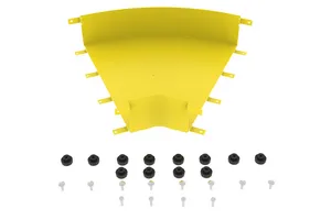 CommScope FGS-MH4E-M | FiberGuide 45° Horizontal Elbow, 4x18in, Yellow