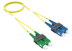 CommScope FPCC-7EYP | Fiber Optic Patch Cord, duplex, singlemode, 1.2 mm OFNP jacket, SC/UPC-SC/APC, yellow