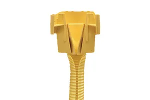 CommScope FGS-ASRI-10F | FiberGuide Adapter Kit, Square to 2" Round, 4x4in, 10ft Slotted, Yellow