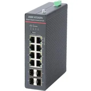 Hikvision DS-3T1512HP-SI-8P4F 8 Port Gigabit Smart Managed Industrial POE Switch