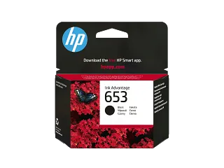 HP 653 Black Original Ink Advantage Cartridge (3YM75AE) — HP product image