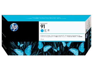HP 91 775-ml Cyan DesignJet Pigment Ink Cartridge (C9467A) — HP product image