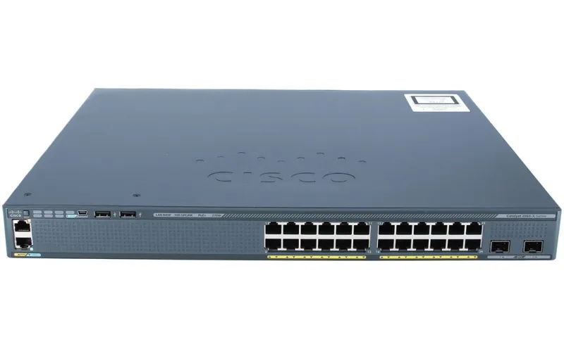 Cisco WS-C2960X-24PD-L 24-Port Layer 3 Switch
