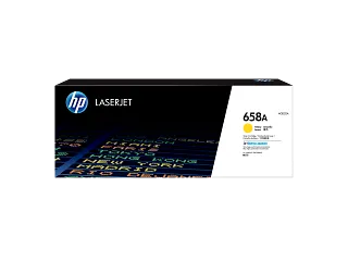 HP 658A Yellow Original LaserJet Toner Cartridge (W2002A) — HP product image