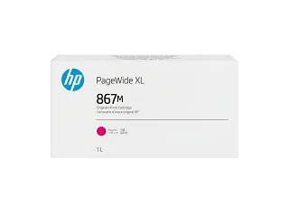 HP 867M 1-liter Magenta PageWide XL Ink Cartridge (3ED95A) — HP product image