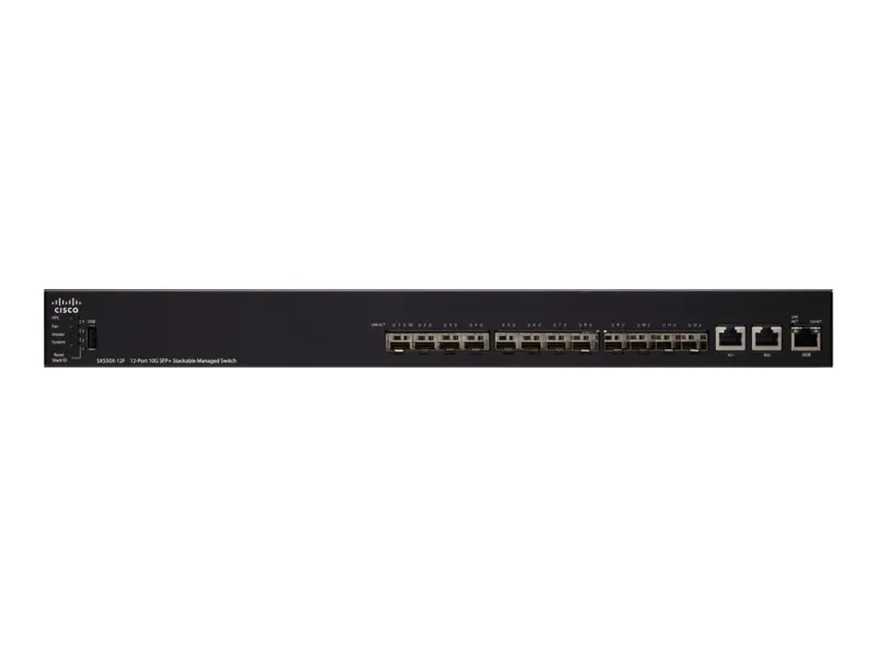 Cisco SX550X-12F-K9 2-Port Layer 3 Switch