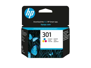 HP 301 Tri-color Original Ink Cartridge (CH562EE) — HP product image